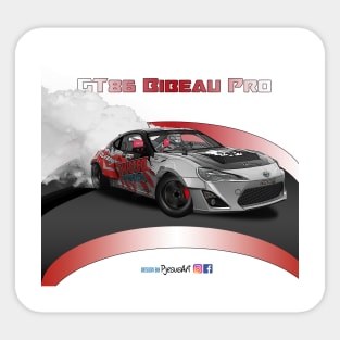 GT86 Bibeau Pro Sticker